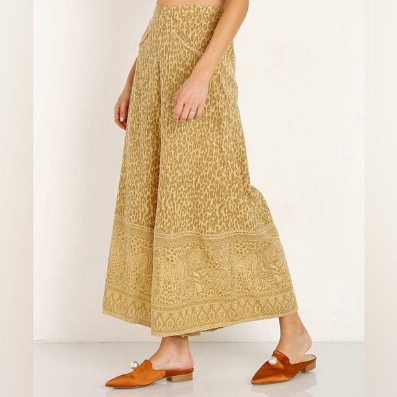 Spell Wild Things Wide Leg Pants BNWT Size Large - Picture 8 of 10